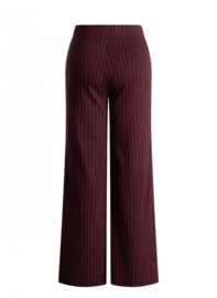 YEST NAYLA BROEK L/32 WINE RED/GREY MELANG