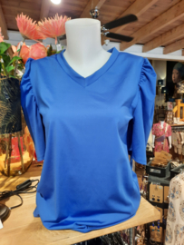 GLAMMLABEL BLISS TOP COBALT TRV(sale kan niet retour)