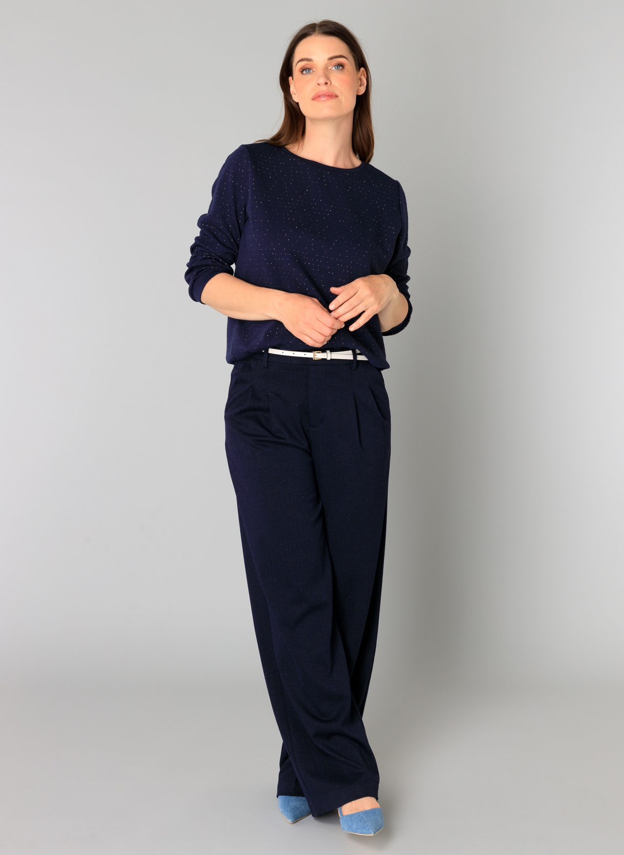 YEST OLVIN PRE HERFST ESSENTIAL TOP DARK NAVY 5752