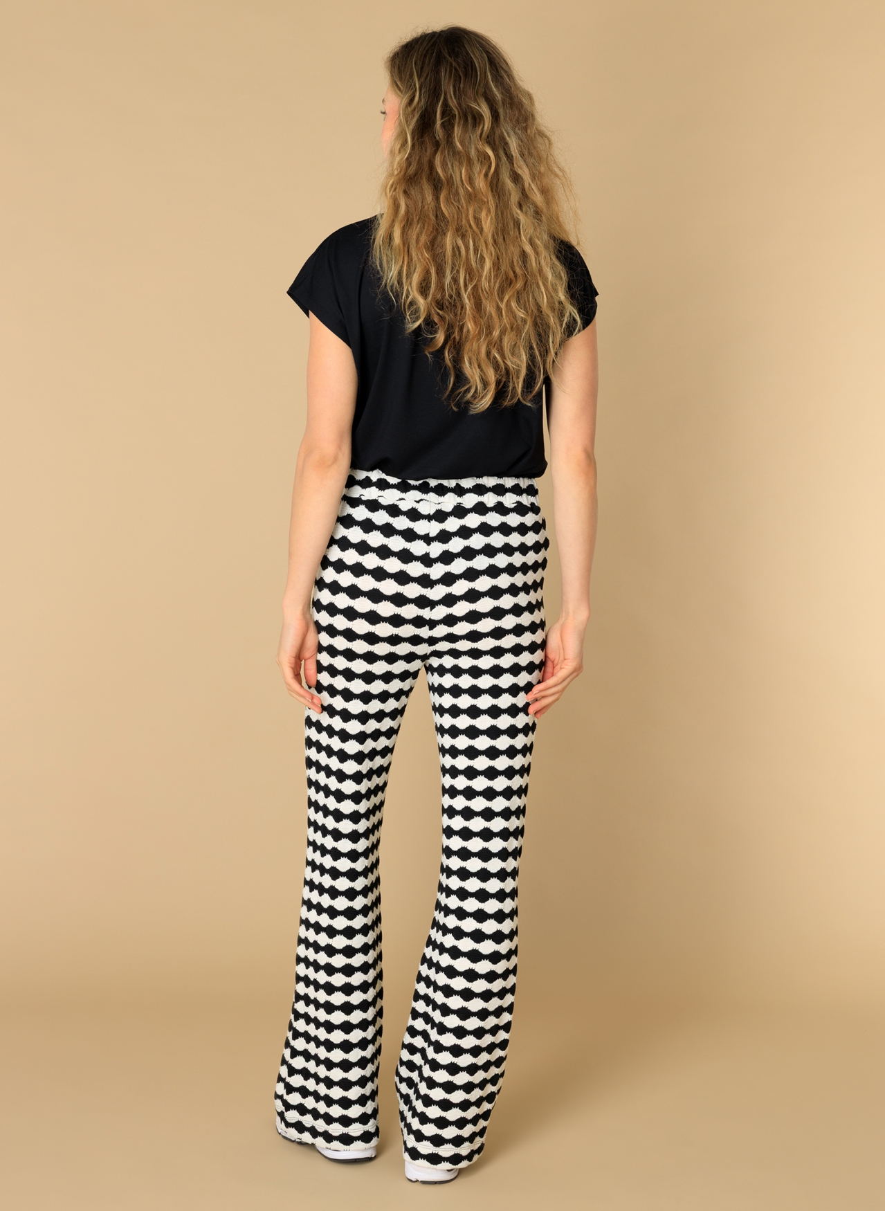 IVY BEAU PRE HERFST EMILIA BROEK BLACK/MULTI-COLOUR