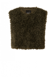 YEST CAROLINE  BODYWARMER ARMY GREEN