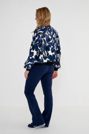 MAICAZZ JOSSY JACKET/BOMBER BLUE FLOWER TRV(sale kan niet retour)