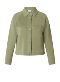 YEST KATERINA JAS/BLOUSE BOTANIC GREEN