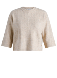 YEST UVELINA TOP DARK SAND/MELANGE