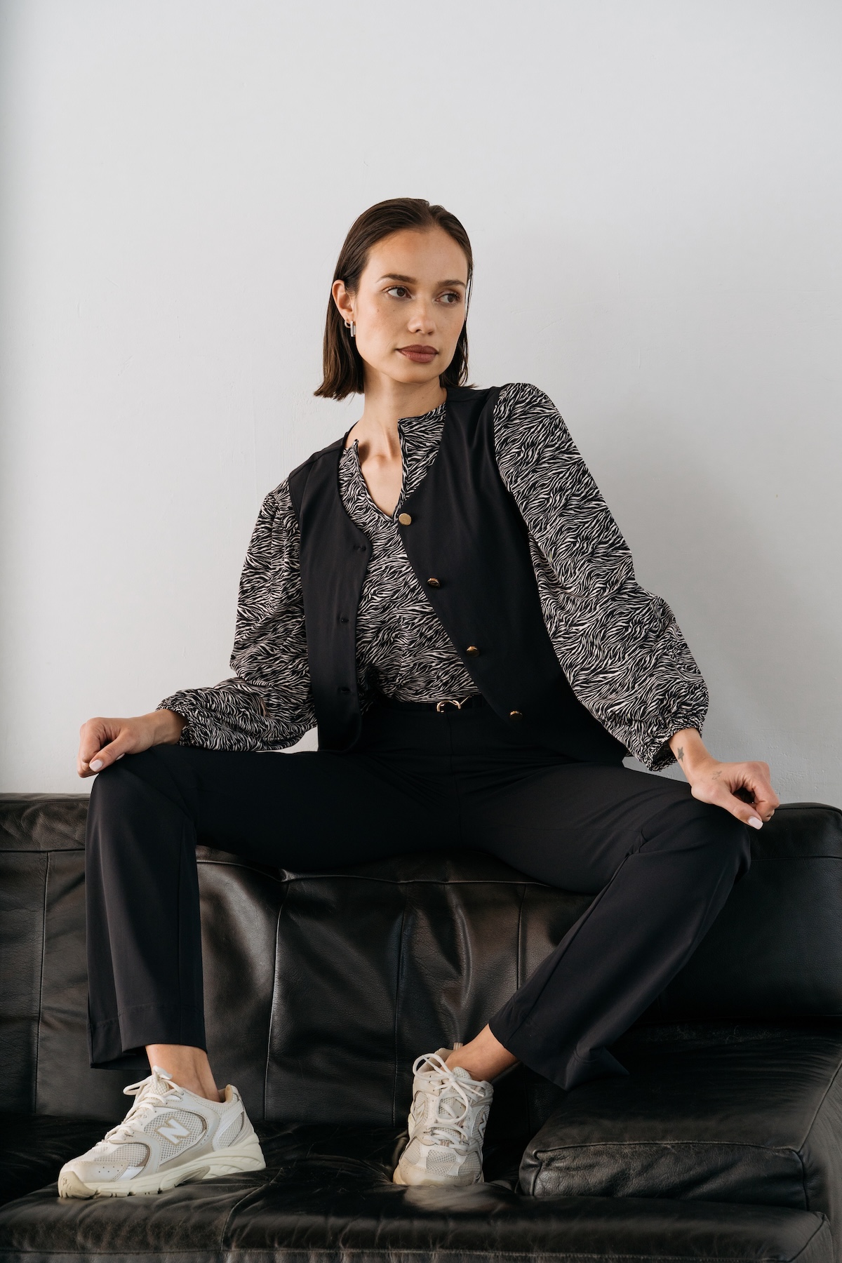 MAICAZZ MARO- BROEK BLACK FLARED TRV