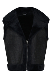 MAICAZZ LALI BODYWARMER/VEST ANTRACITE(sale kan niet retour)(WACHT OP MIJN BEVESTIGINGSMAIL IVM DE VOORRAAD)