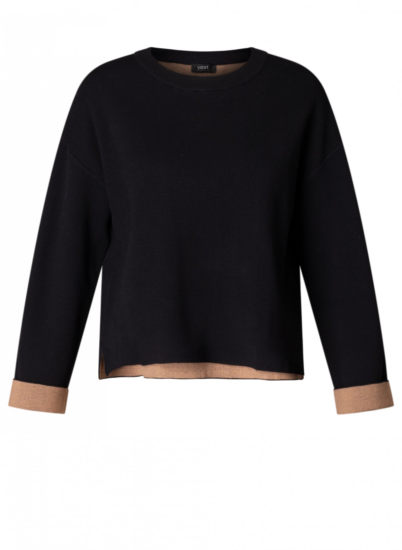 YEST BRENNA TRUI DARK NAVY KNITWEAR