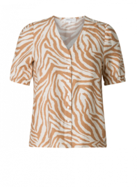 IVY BEAU MIEKE TOP CARAMEL/MULTI COLOR