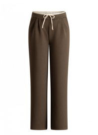 YEST SINA BROEK GREY L/32 OLIVE/BEIGE CRE