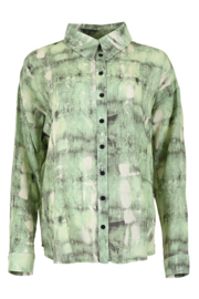 MAICAZZ MINDES- BLOUSE PAINT AQUATIC(sale kan niet retour)