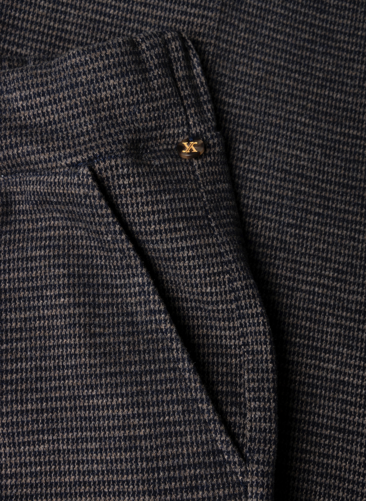 YEST NALYLA PRE HERFST BROEK 5699 DARK NAVY/MELANGE