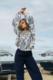 MAICAZZ NANNES BLOUSE JEANS FLOWER(sale kan niet retour)