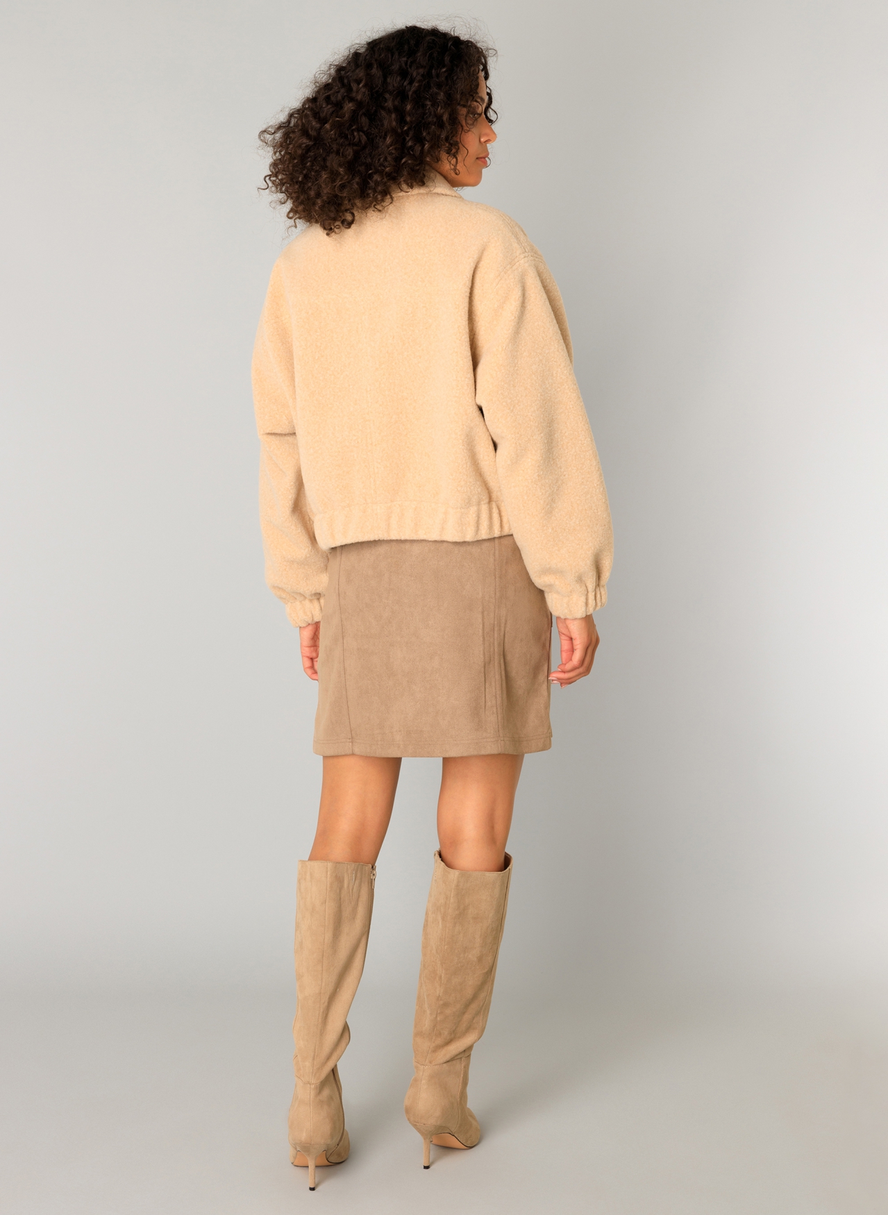 YEST ZEYNEP JACKET SAND/MELANGE 10910 PRE ORDER