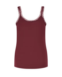 LADY DAY LACY HEMD WINE TRV