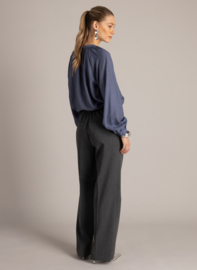 YEST URMINA BLOUSE FADED BLUE