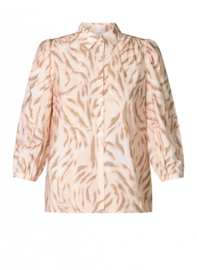 YEST RAGIN ESSENTIAL BLOUSE ANTIQUE WHITE/MULTI