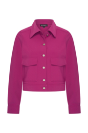 MI PIACE JACKET CROPPED MAGENTA PURPLE