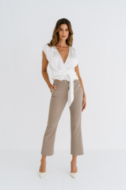 ZIZO ROAH BROEK L/28 TAUPE(sale kan niet retour)
