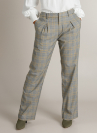 IVY BEAU HELEN BROEK OFFWHITE/MULTI BLOK