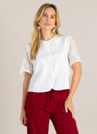 IVY BEAU GIULLIA BLOUSE WHITE