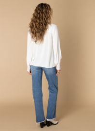 IVY BEAU TORY BLOUSE EGRET(sale kan niet retour)