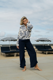 MAICAZZ NANNES BLOUSE JEANS FLOWER(sale kan niet retour)