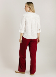 IVY BEAU GERDINE BLOUSE WHITE