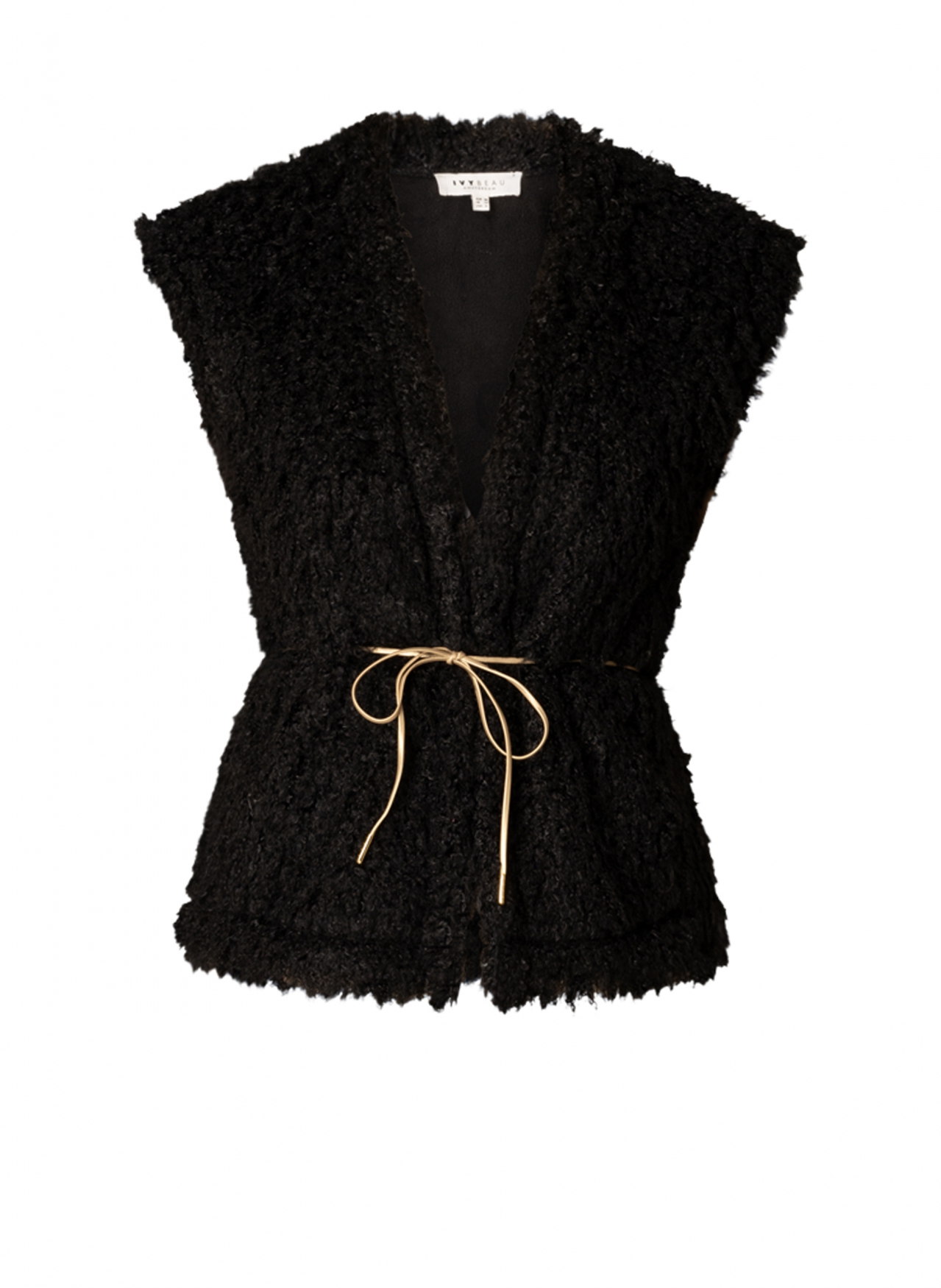 IVY BEAU RUNA VEST/BODYWARMER BLACK