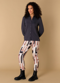 IVY BEAU PEBBE BLOUSE NEARLY BLACK TRV(sale kan niet retour)