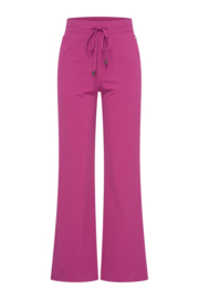 MI PIACE BROEK STRAIGHT MAGENTA PURPLE
