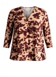 YEST SUNNAH TOP WINE RED/MULTI COLOR