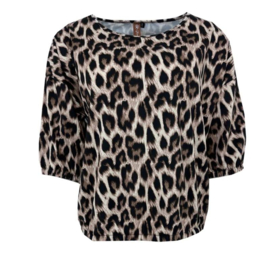 GLAMMLABEL LIZA TOP PANTERPRINT TRV