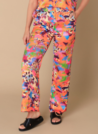 IVY BEAU NAYRA BROEK BRIGHT ROSE/MULTI CO(sale kan niet retour)