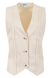 ZIZO ROWANI- GILET COCONUT MILK(sale kan niet retour)
