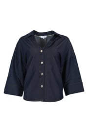MAICAZZ PETUNIA-BLOUSE DENIM BLUE