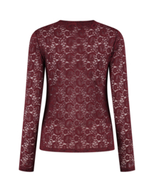 LADY DAY JOSS TOP KANT PAISLEY WINE