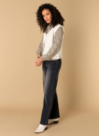 IVY BEAU PIPER BLOUSE OFFWHITE/MULTI C(sale kan niet retour)