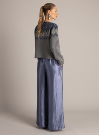 YEST ULRIKE VEST DARK BLUE/MID GREY M