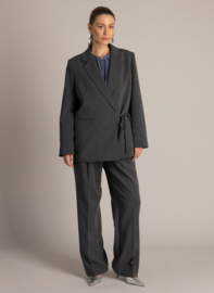 YEST USANDRA BROEK MID GREY MELANGE L/32