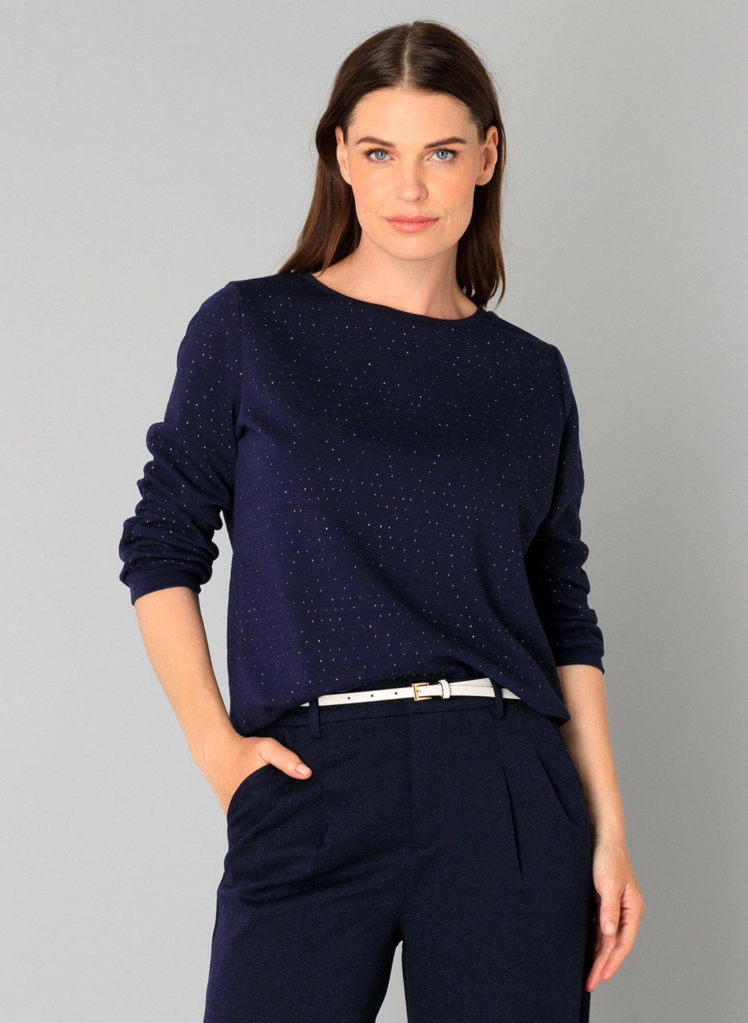 YEST OLVIN PRE HERFST ESSENTIAL TOP DARK NAVY 5752
