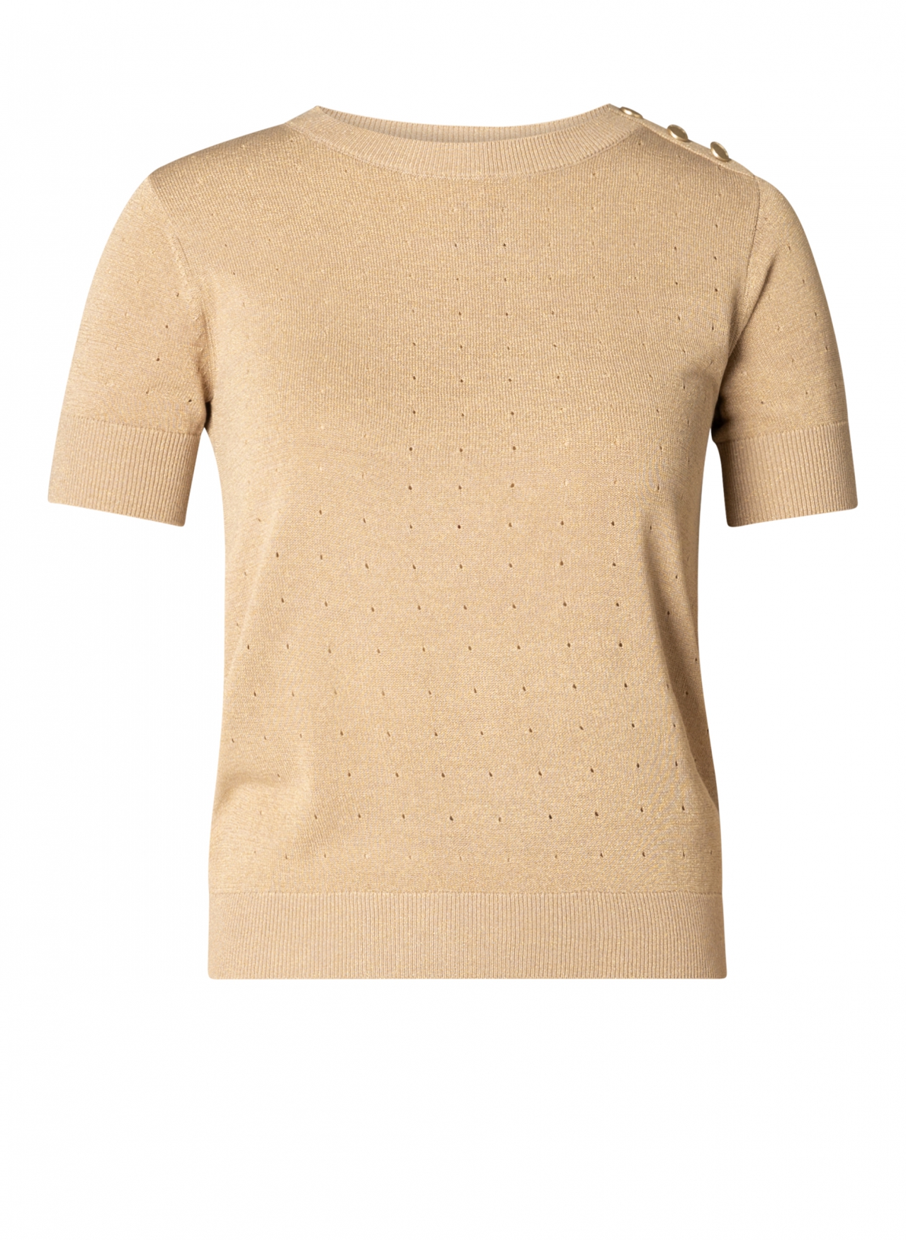YEST BENJAMINE TRUI DARK SAND KNITWEAR
