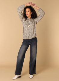 IVY BEAU PIPER BLOUSE OFFWHITE/MULTI C(sale kan niet retour)