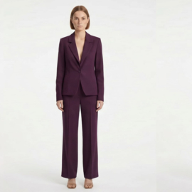 AMELIE & AMELIE BLAZER ADEGEM B611-SET19 AUBERGINE