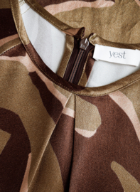 YEST UMA TOP BROWN/OLIVE GREEN