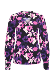 MI PIACE MIA TOP PURPLE FADED FLOWER PRINT DEVI TRV (VERWACHT)