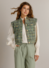 IVY BEAU KIEK GILET SMOKED GREEN
