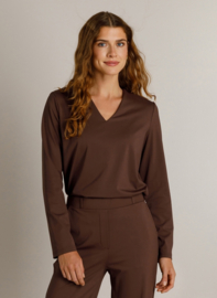 IVY BEAU KYANA TOP CHOCOLATE BROWN TRV