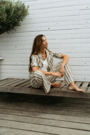 ZIZO HALLY BROEK GOLD STRIPE