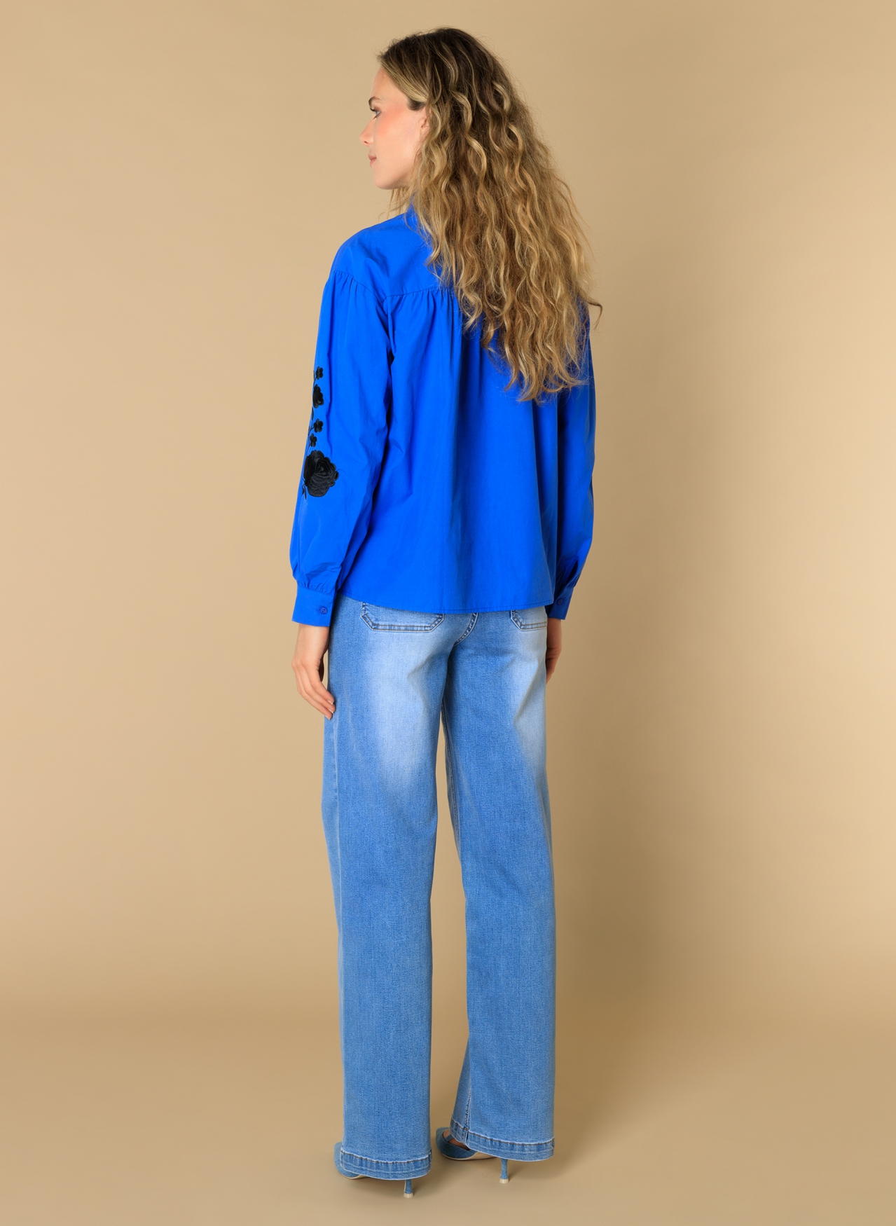 IVY BEAU PRE HERFST ESLINA TOP/BLOUSE BRILLIANT BLUE