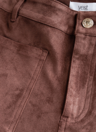 YEST ULIS BROEK RED BROWN